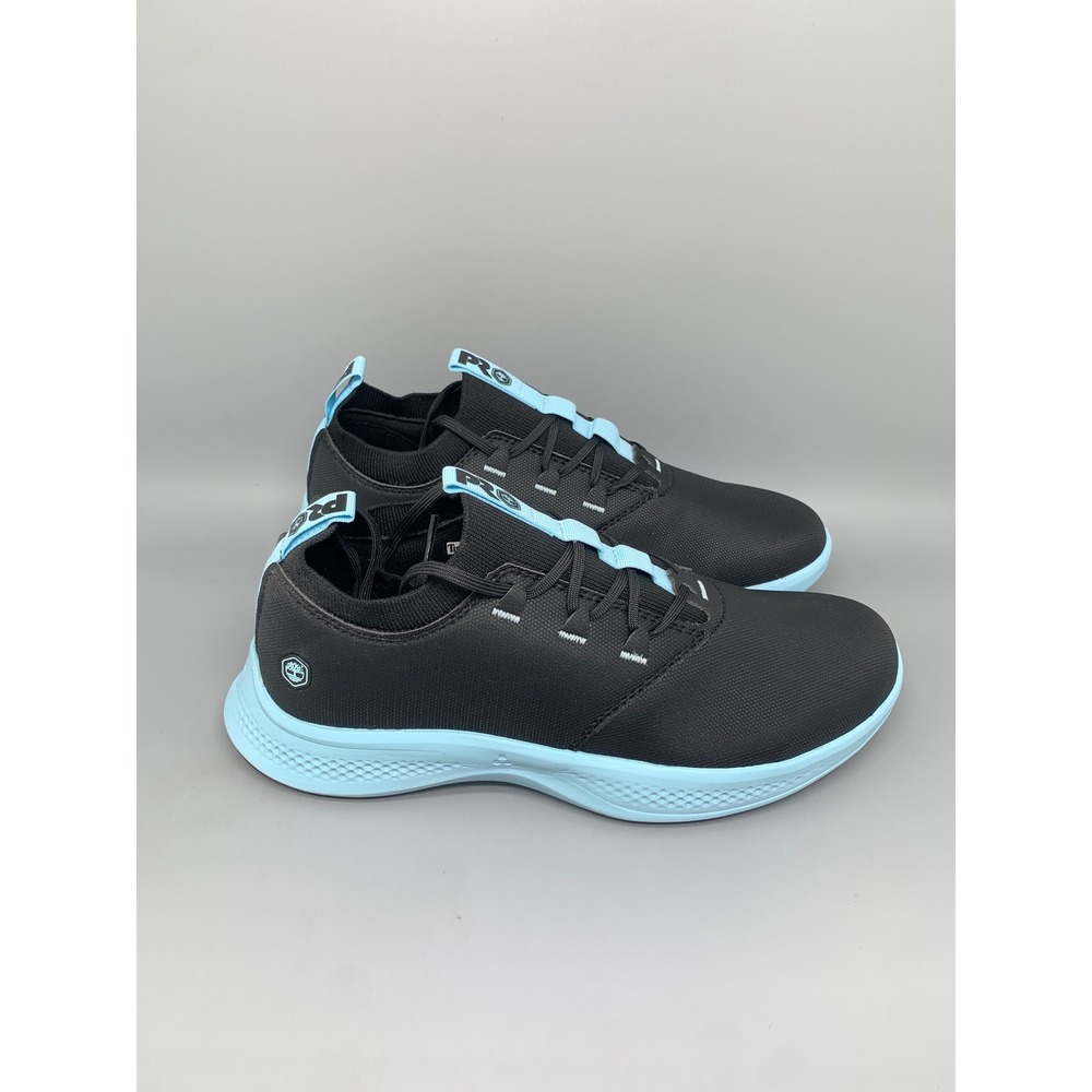 Timberland PRO Solace Max Slip-On Black Blue Work Shoes TB0A5YQB001 Women's Sz 9